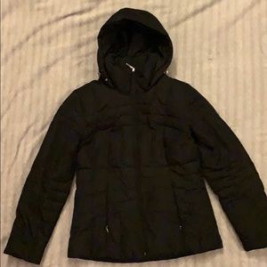 Calvin Klein Black Puff Coat